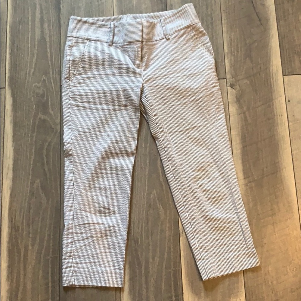 Ann Taylor Petite Striped Trousers